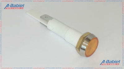 Lampka kontrolna śr. 10mm 230V pomarańczowa